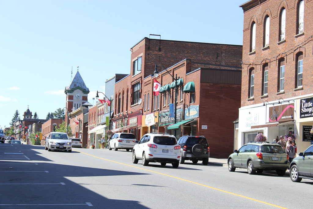 Downtown Bracebridge A look North on Manitoba Street, in D… Flickr