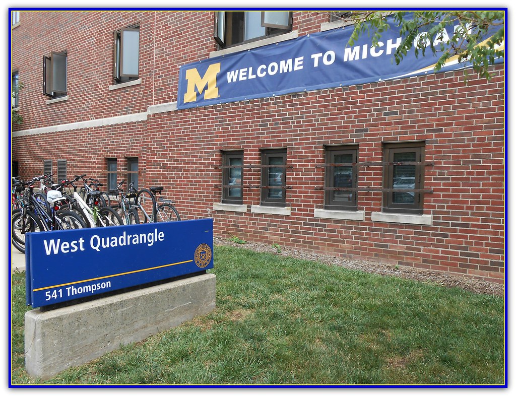 to West Quad to Michigan. Go Blue! Flickr