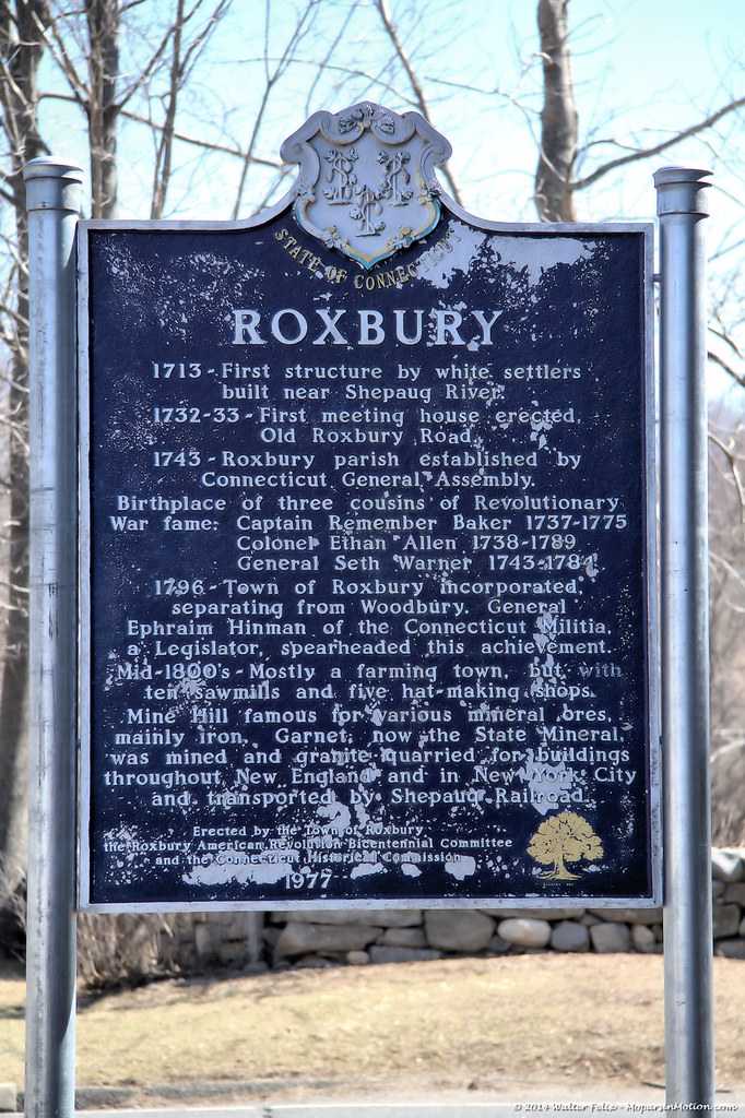 Roxbury Historical Marker 41.560175, 73.310278 Flickr
