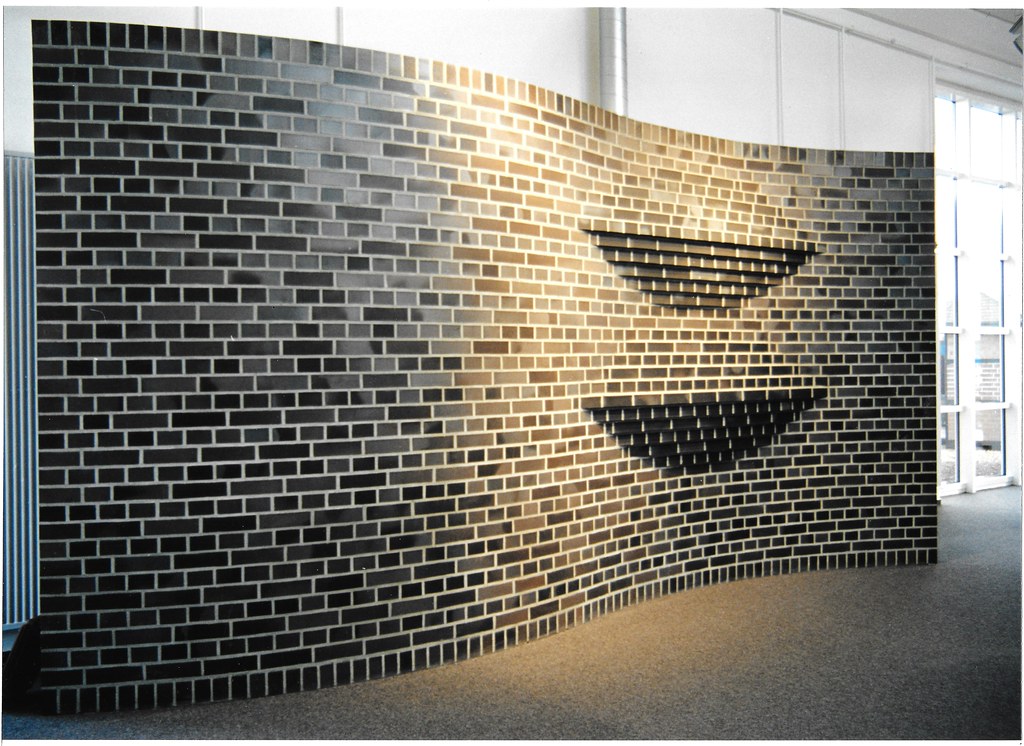 2001 Nottuln Zier und Schauwand von Bruno Groth Klinker i… Flickr