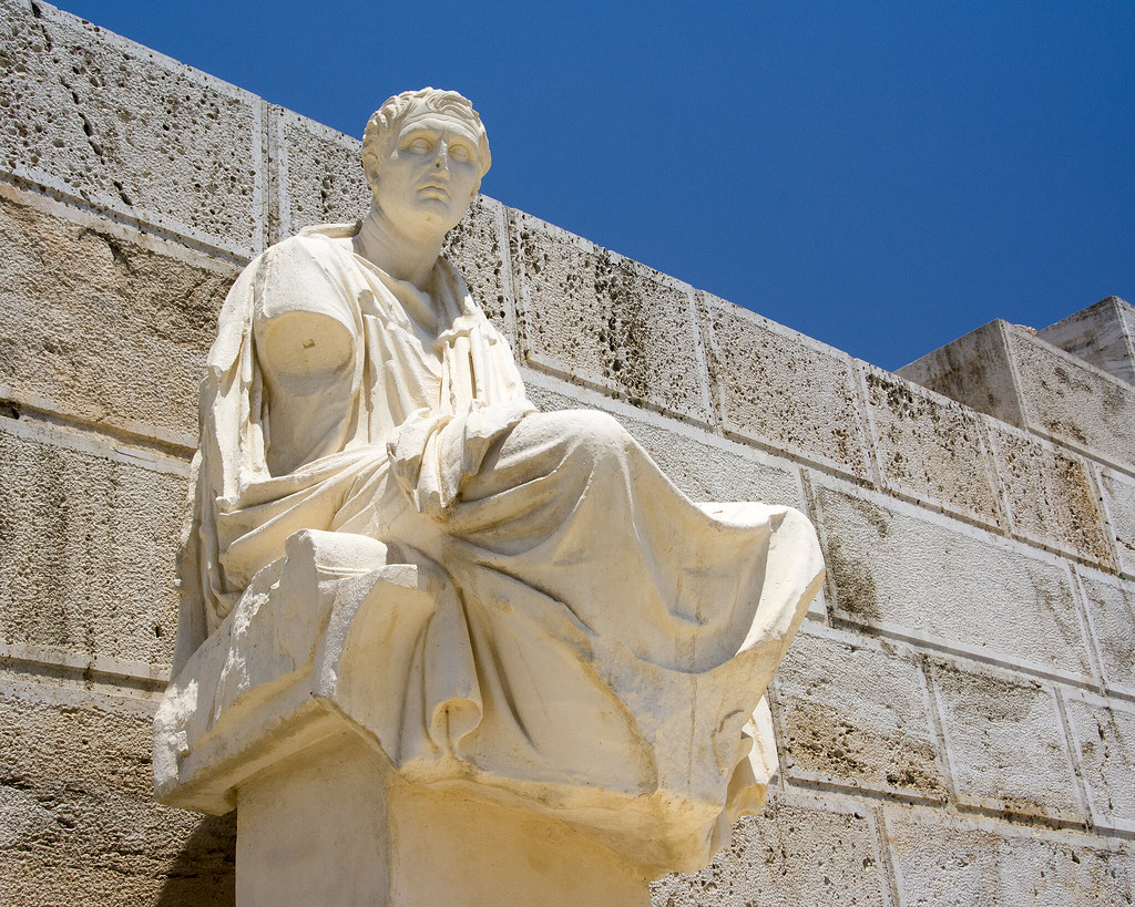 Greek Greeter Reconstruction of a Greek statue at the base… Flickr