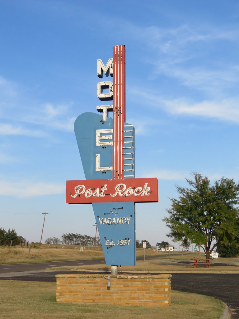 Post Rock Motel Lincoln, Kansas. The name "Post Rock" refe… Flickr