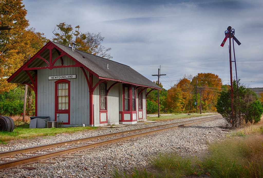 Newfoundland NJ Station The Morris County Central Railroad… Flickr