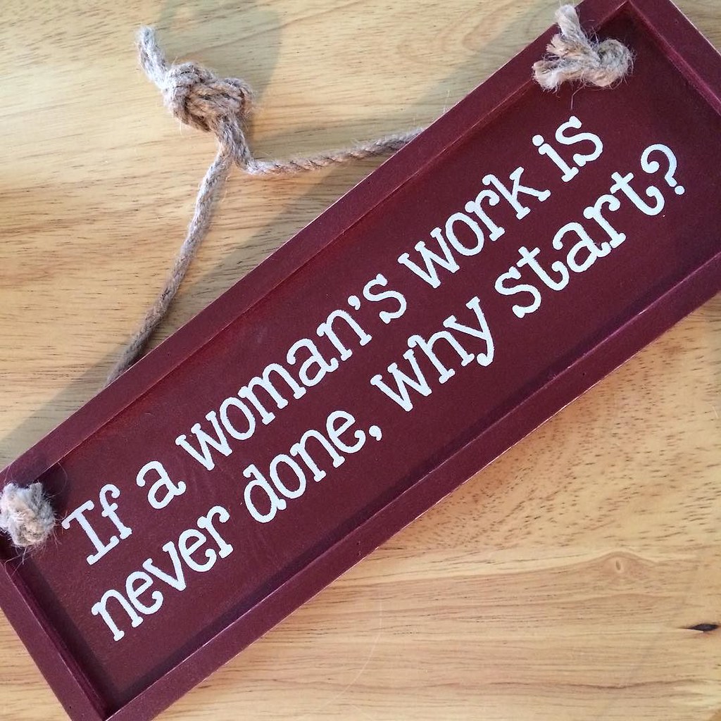 Couldn't resist buying this today 😆 woman womansworkisn… Flickr