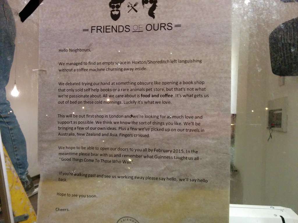 Hipster announcement, Pitfield Street, Hackney… Flickr