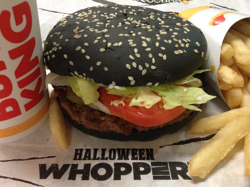 Burger King Burger King Halloween Whopper Black Bun, Pics … Flickr