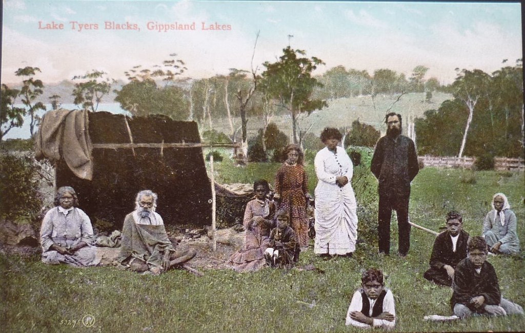 Aborigines of Lake Tyers, Victoria very early 1900s a photo on