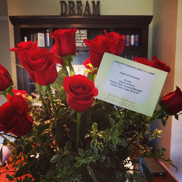 A surprise flower delivered at my door front from Irvine V… Flickr