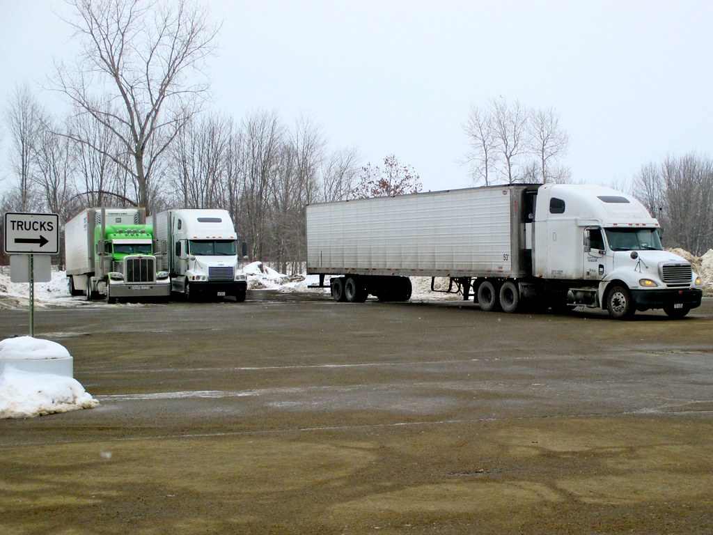 Whately Truck Stop, Park 'Em, Folks A genuine truck stop l… Flickr