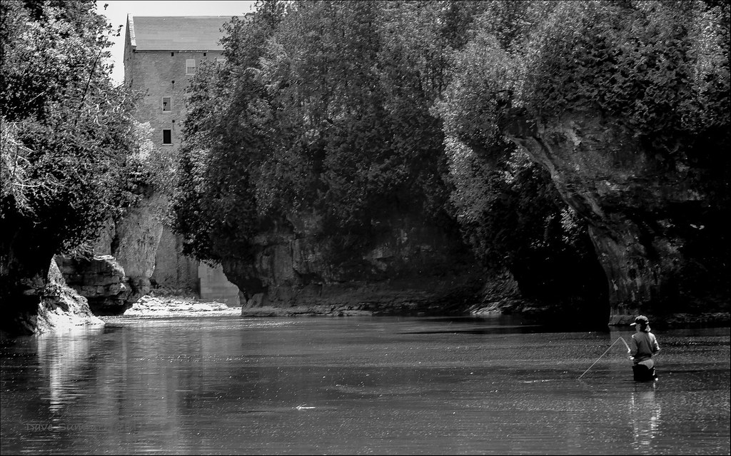 Elora young man fishing Dave Summerfield Flickr