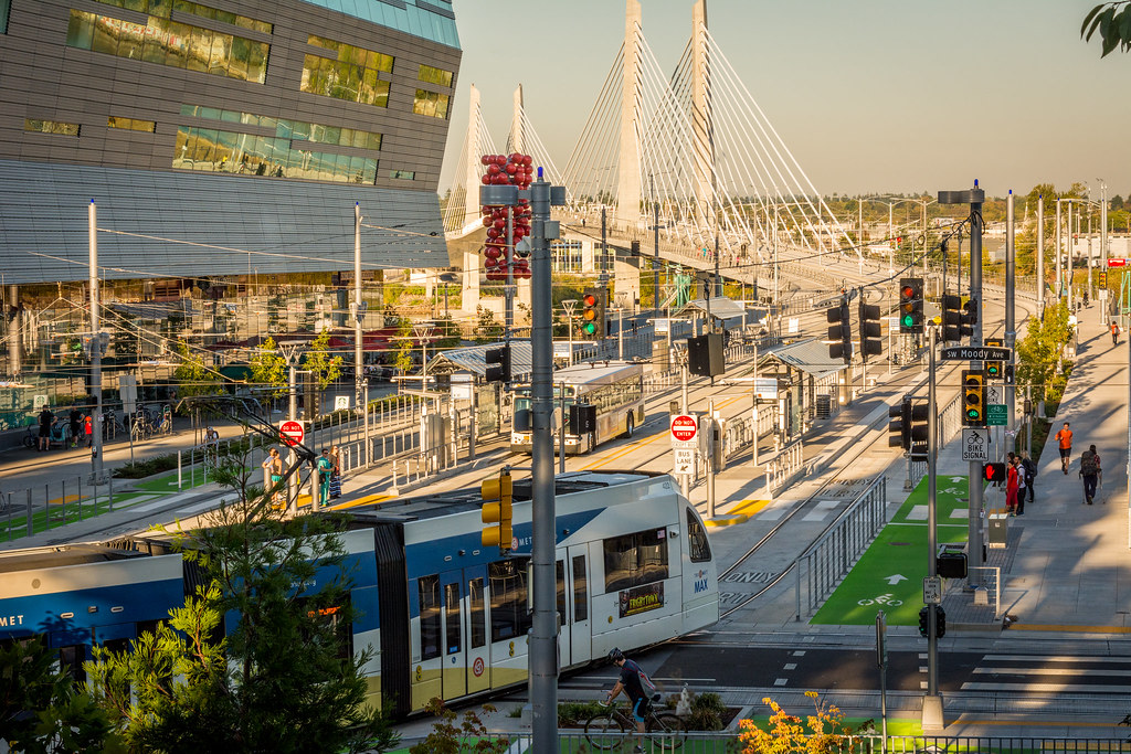 MAX Orange Line and the Tilikum Crossing TriMet Flickr