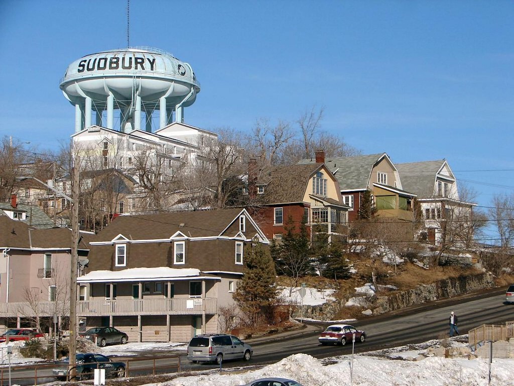 Sudbury water tower NICKELCITY Sudbury Ontario Canada NICKEL CITY