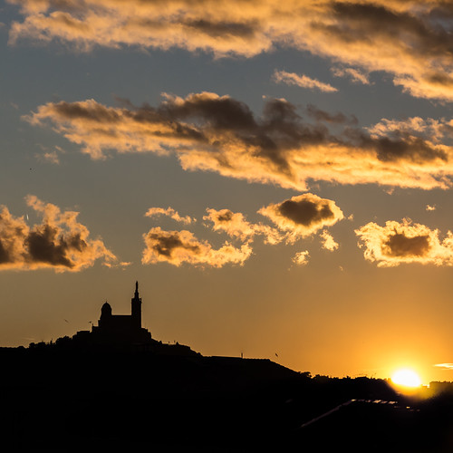 Notre dame de la Garde Marseille coucher de soleil Flickr