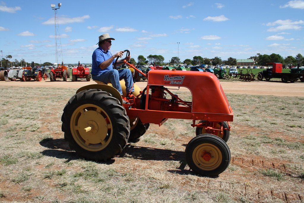 Newman Newman tractor at Booleroo Geoff Nowak Flickr
