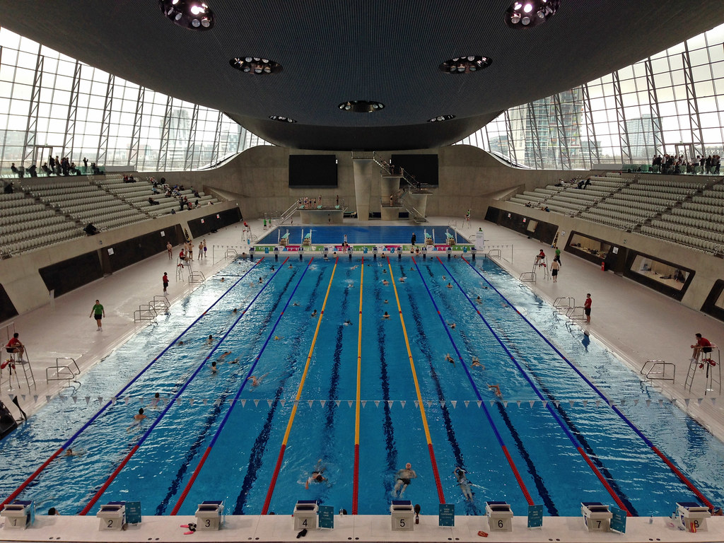 Aquatics Centre Stratford's new municipal pool. Magnificen… diamond