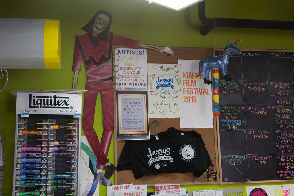 Weird wall Jerry's Artarama, Austin Flickr