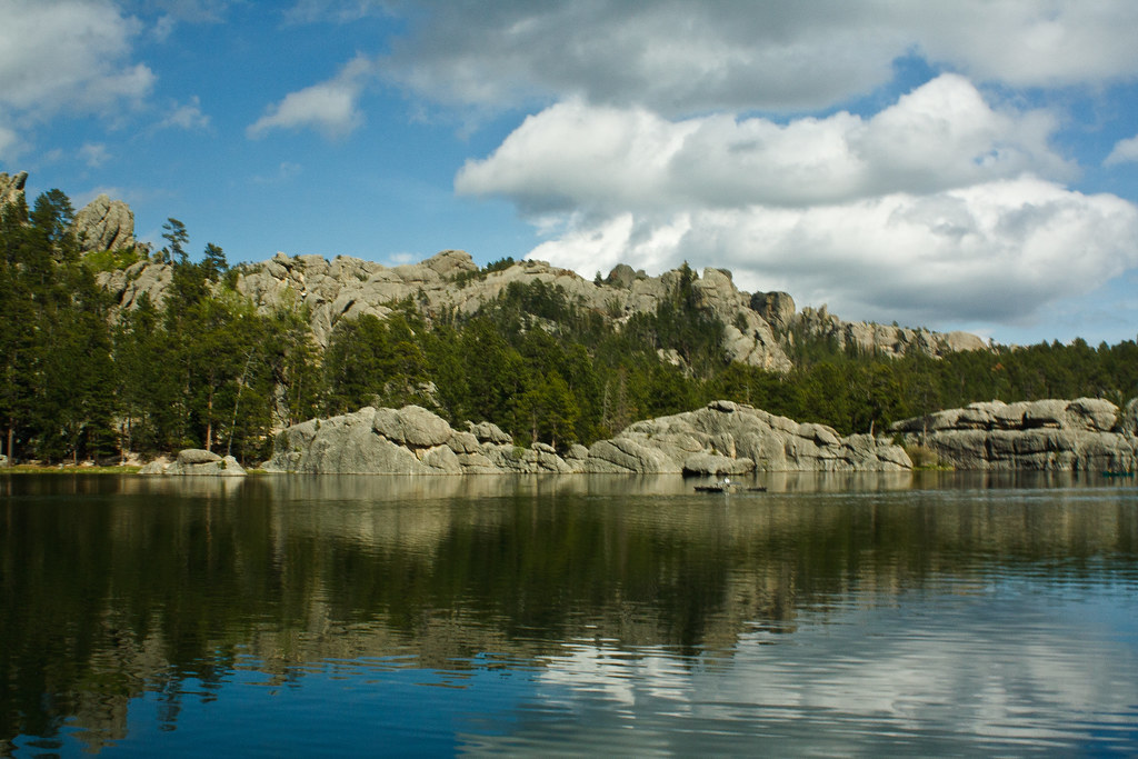 Sylvan Lake reflected In the Black Hills there is Custer S… Flickr
