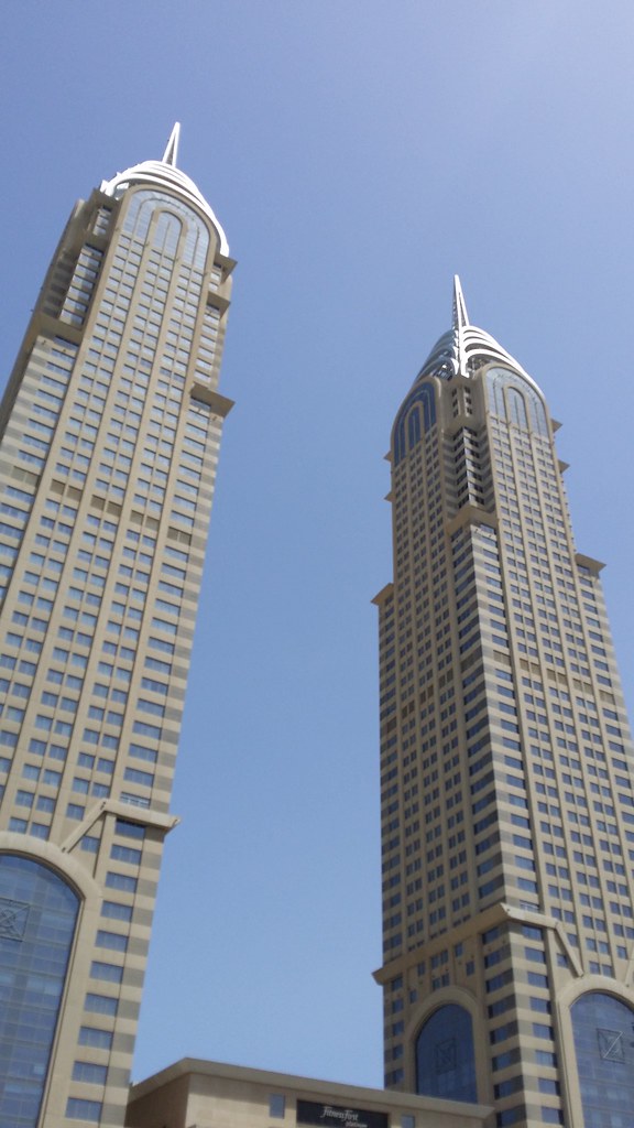 Chrysler Buildings, Dubai The Al Kazim Towers is a complex… Flickr