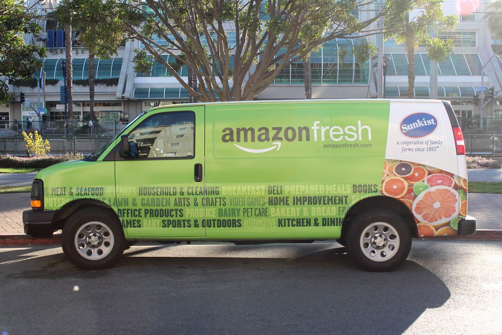 Amazon Fresh Another Amazon Fresh Chevy van in downtown Sa… Flickr