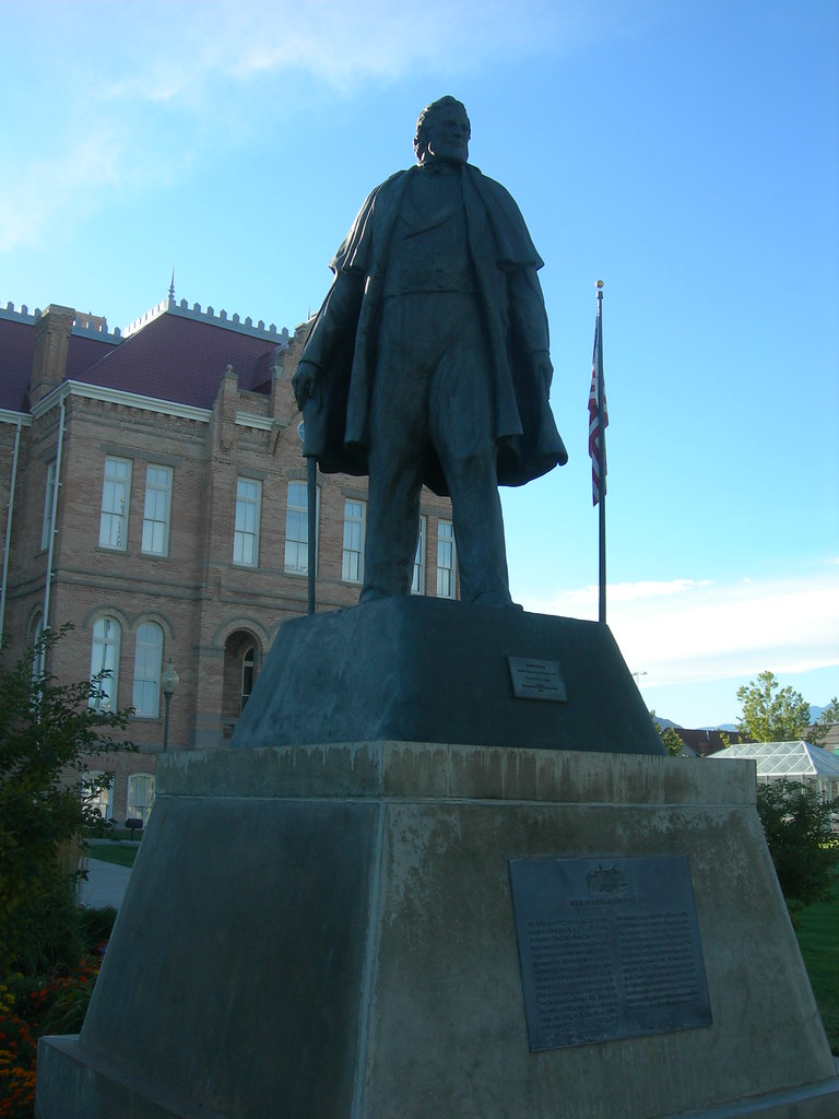 Brigham Young Statue Provo Utah Located at Brigham Young A… Flickr