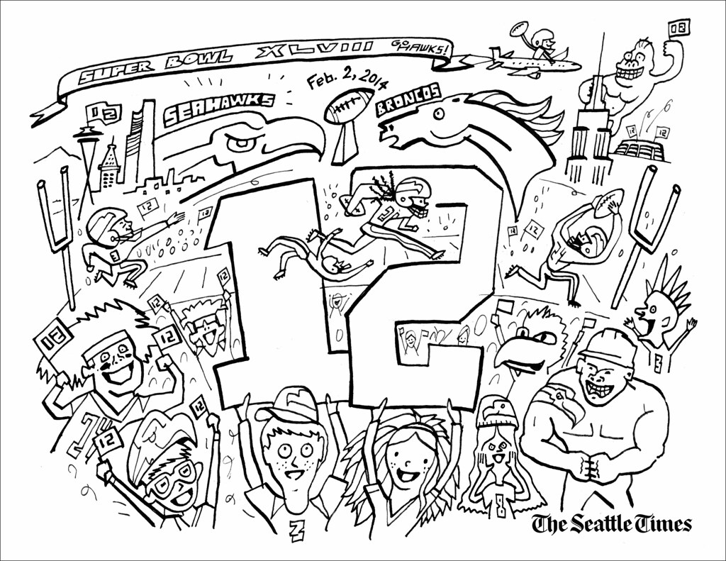 Seahawks Logo Coloring Pages