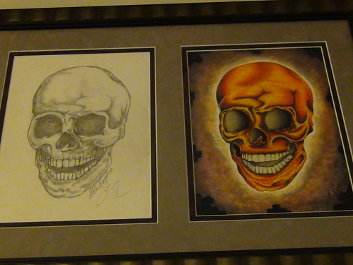 Glen Rogers Pre paint sketch and post painting final image… Anthony Meoli Flickr