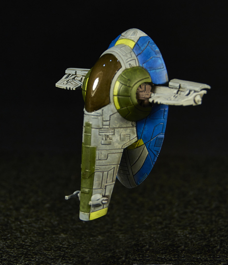 Jango Fett Slave 1 A repaint of the XWing miniatures Slav… Flickr