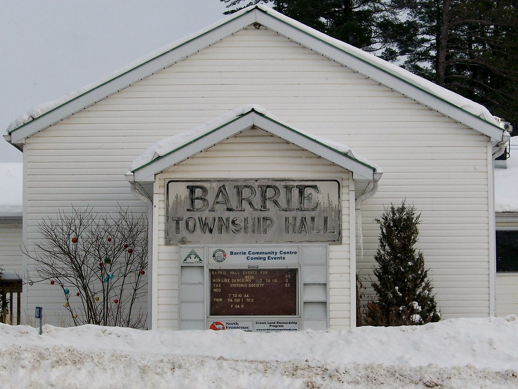 Barrie Community Hall Cloyne Ontario 1000 Towns of Canada