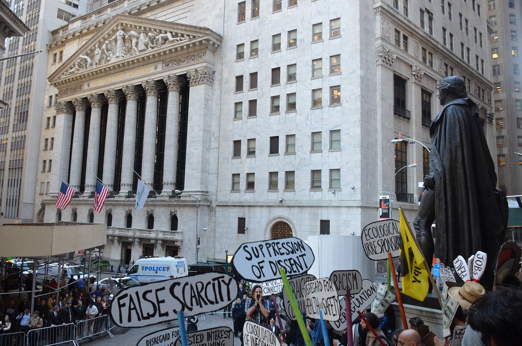Occupy Wall Street 2nd anniversary march on Wall Street s… Flickr