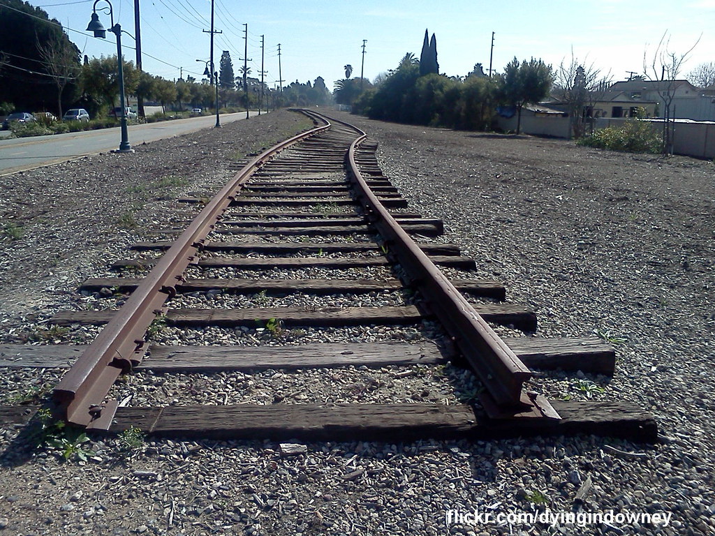 old railroad tracks in Bellflower ,CA Haven't been used in… Flickr