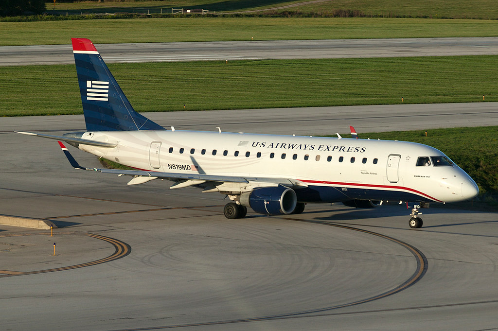 US Airways (Republic Airlines) Embraer E170 N819MD KCMH 1… Flickr