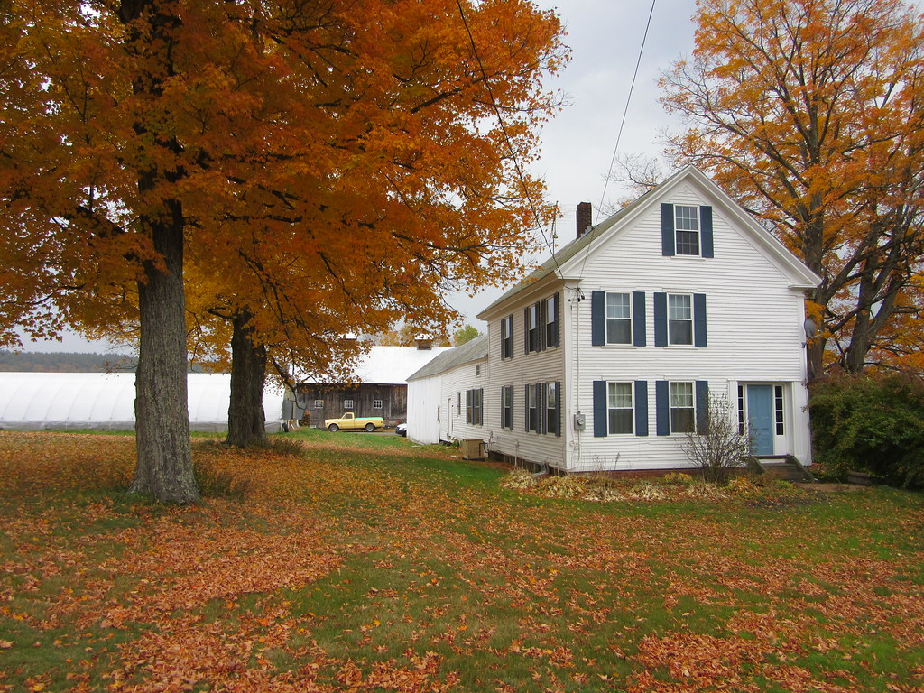 IMG_5208 Farmhouse with Sugar Maple trees, Westminster Wes… Flickr