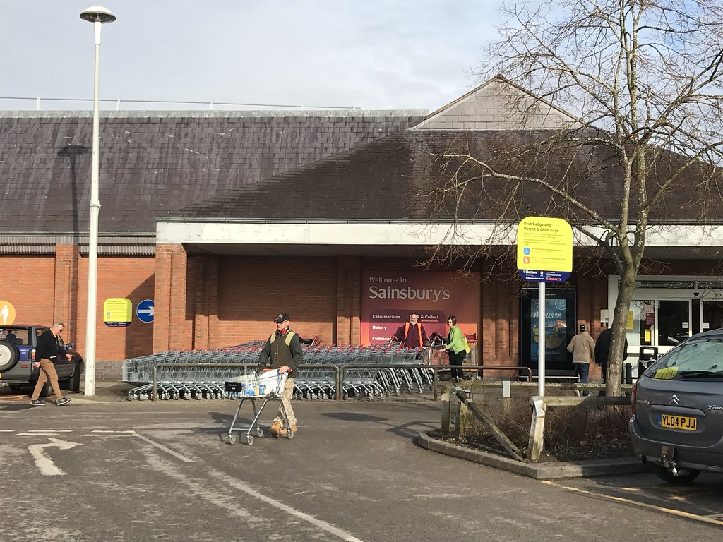 Entrance to Sainsbury's, Warwick Hazel Nicholson Flickr