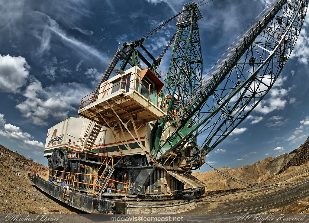 Armstrong Coal Company Bucyrus Erie 770B Dragline Aviation… Flickr