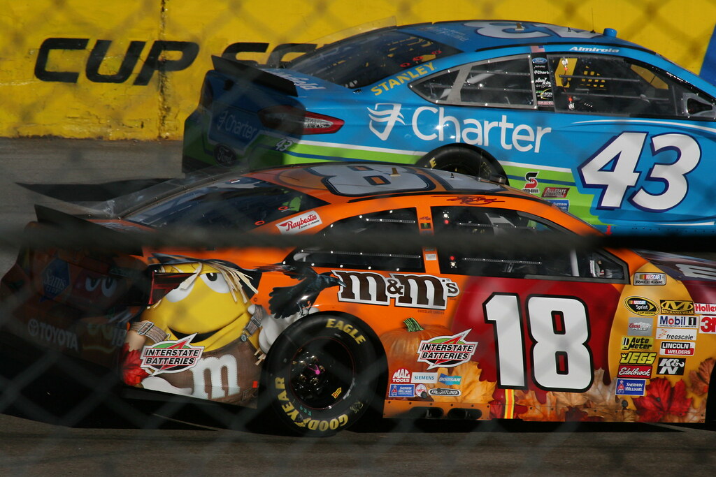 Kyle Busch slightly behind Aric Almirola Camping World RV … Flickr
