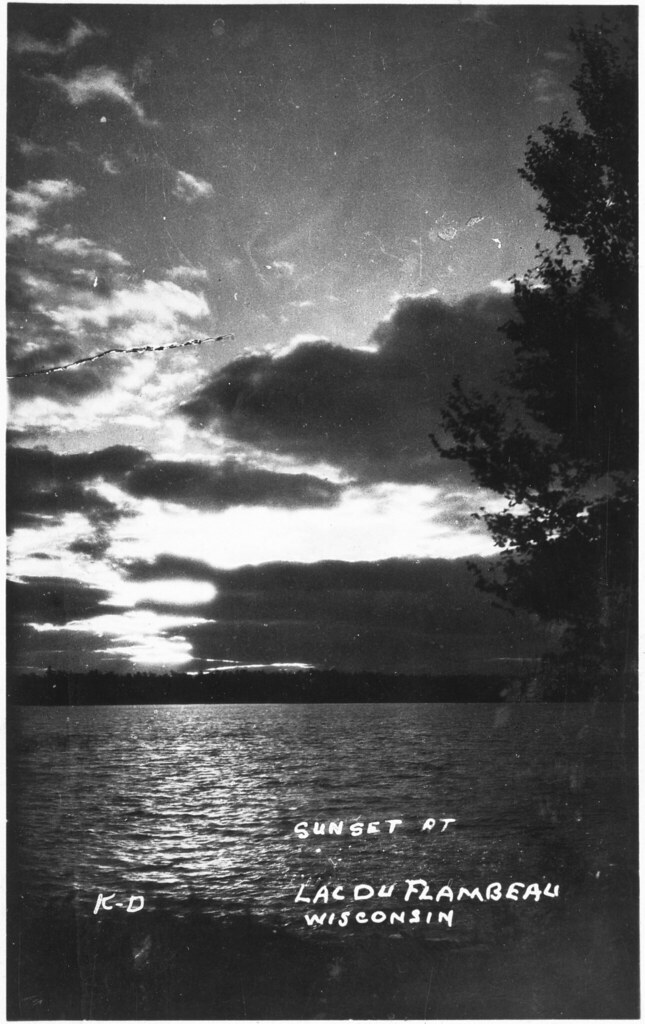 Postcard Anderson Bros. Fence Lake Lodge Resort Lac du… Flickr