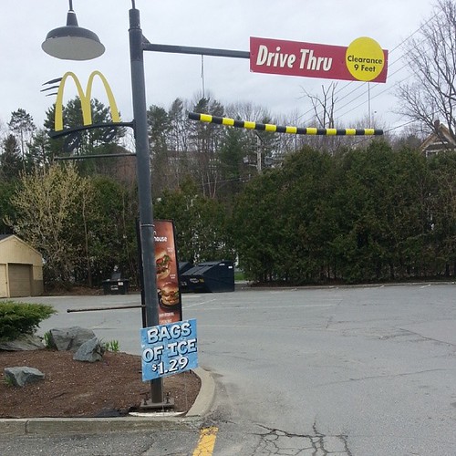 McDonald's now sells bags of ice...... Okay then MigIzzel Flickr