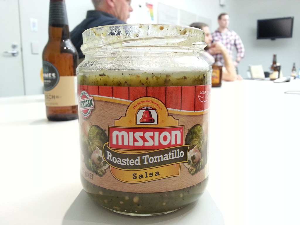 Mission roasted tomatillo salsa from Woolworths QV Flickr