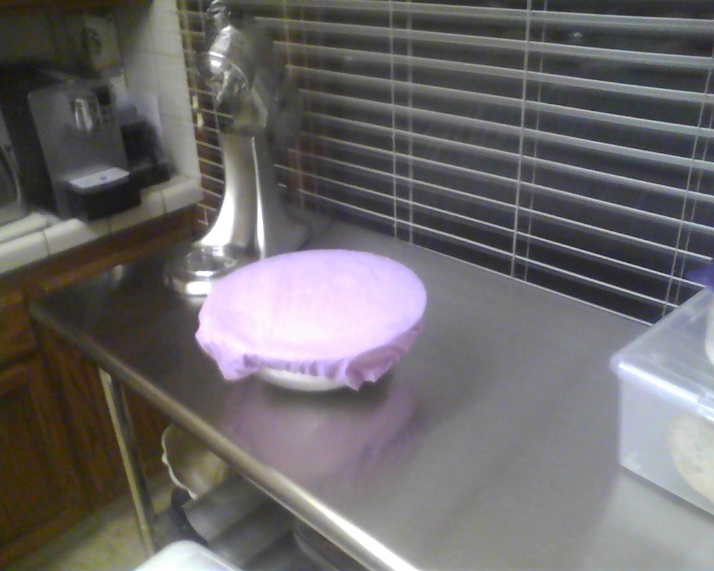 Baking Bread Shower cap proofing cover... A shower cap f… Flickr