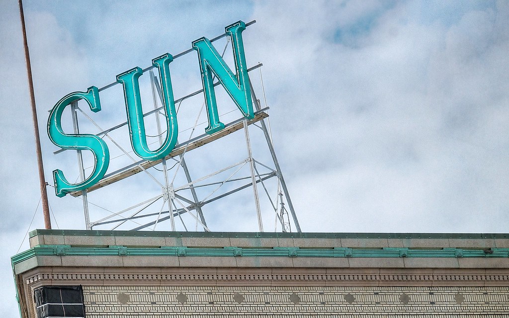 Sunscraper The Lowell Sun Lowell, Massachusetts This sign … Flickr