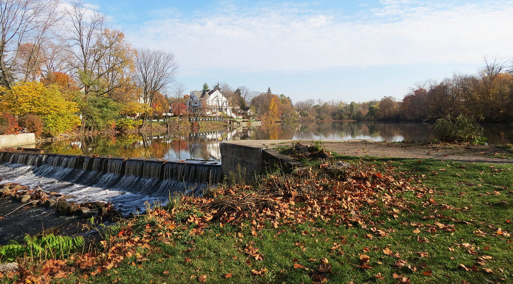 Yerkes Mill Pond Dam Mill Race Village Northville, Mi.… Flickr