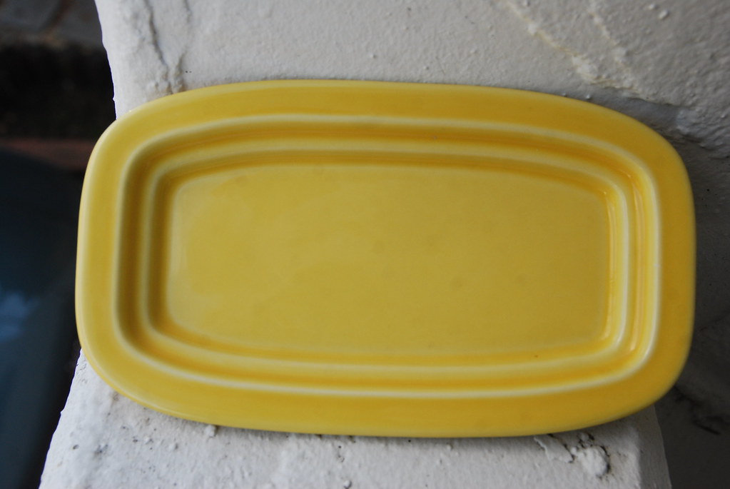 Sunflower Fiesta Butterdish 3 A Fiestaware® (by HomerLaug… Flickr