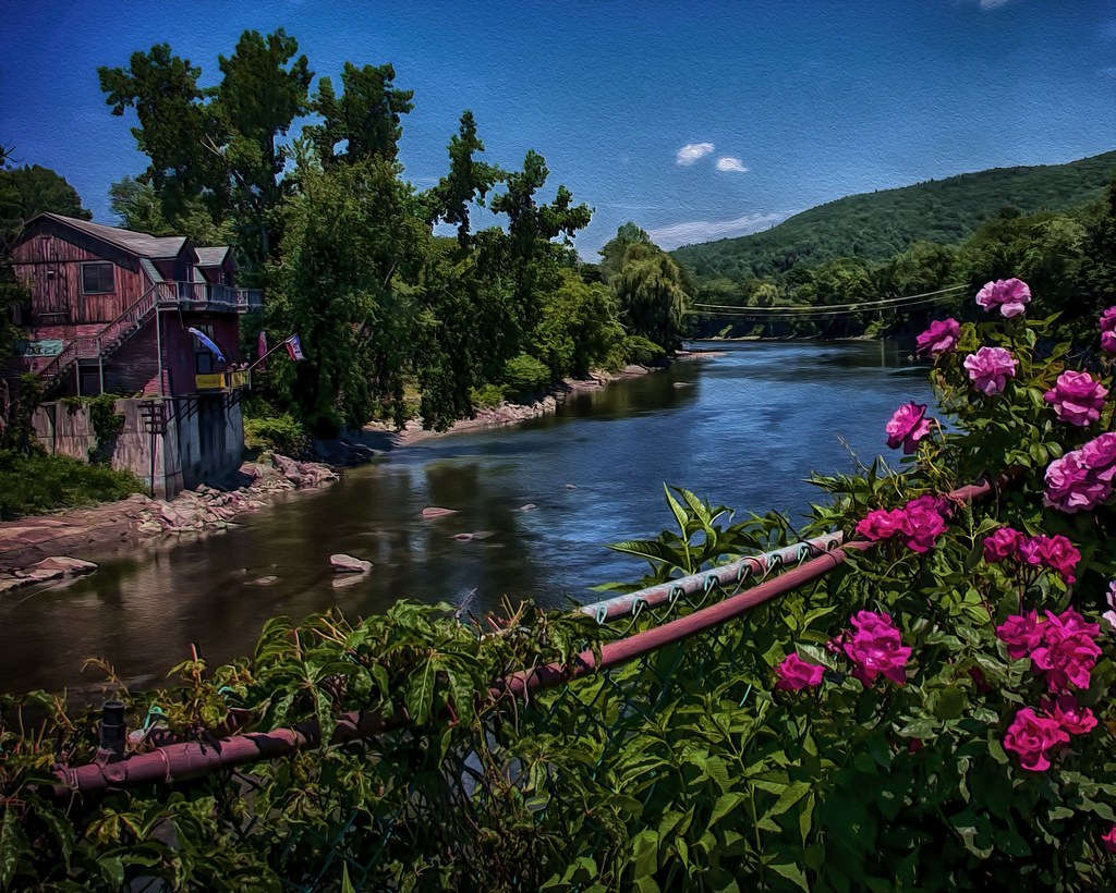 the Bridge of Flowers Taken in Massachusetts. Flickr