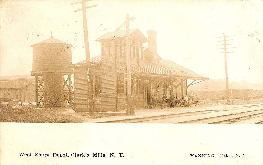 West Shore Railroad Depot, Clark Mills, NY Another delight… Flickr