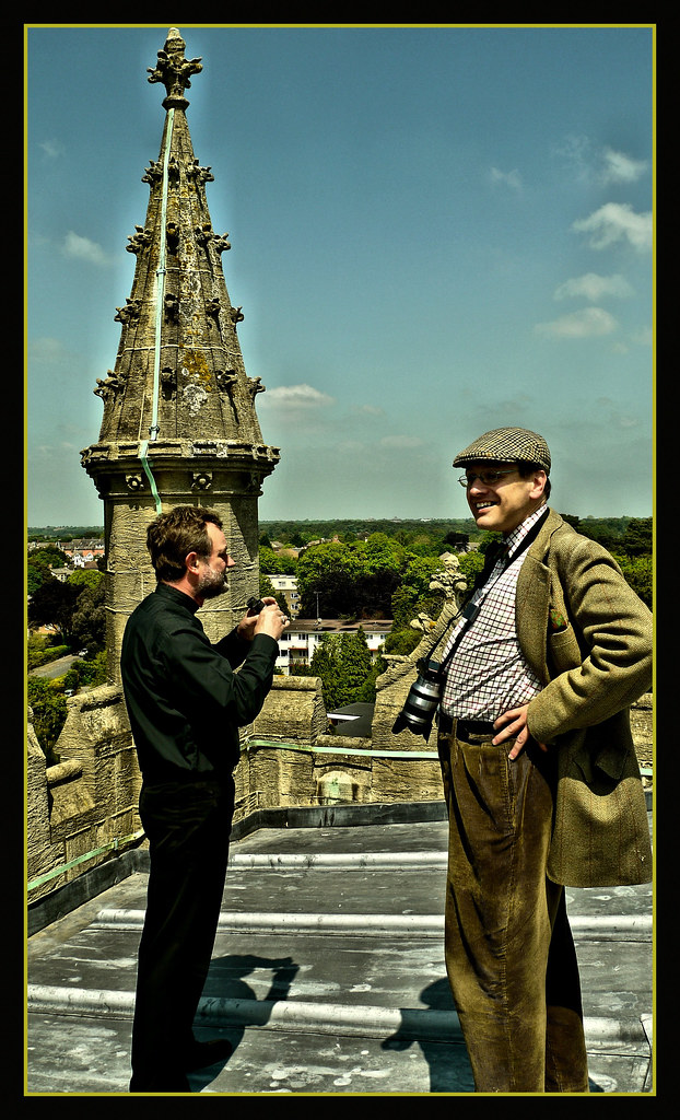 P1410310 St.Ambrose Church Tower..with Alwyn and Fr Adrian… Flickr