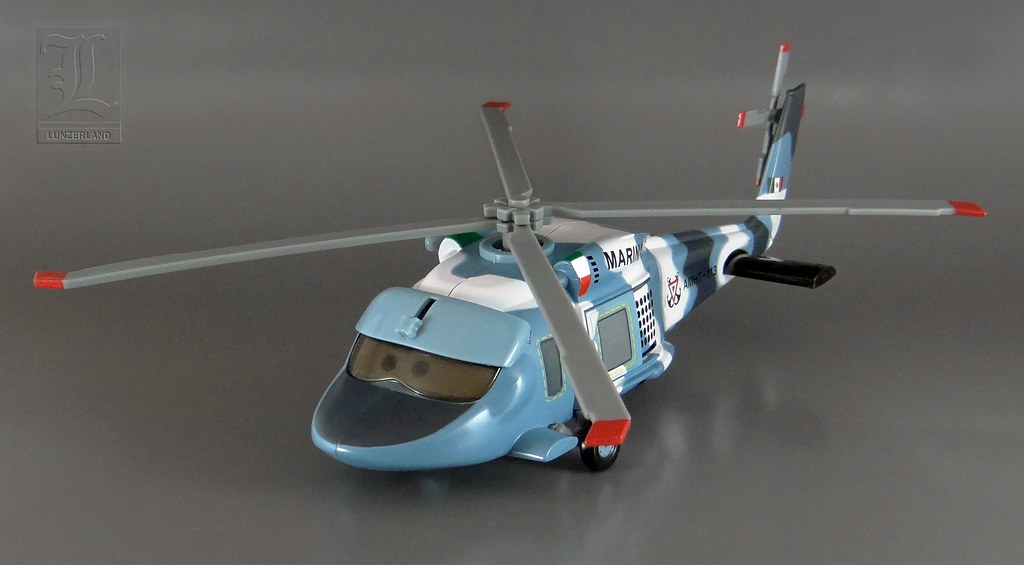 Disney Pixar Planes Movie Big Hector Vector Marina Helicopter W/ Sounds
