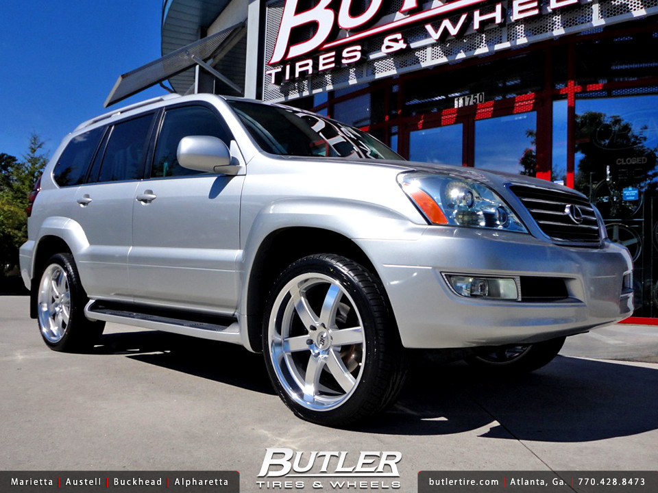 Lexus GX470 with 22in Black Rhino Pondora Wheels a photo on Flickriver