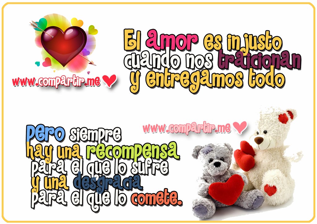Frases de amor Hermoso mensaje de amor y reflexión compár