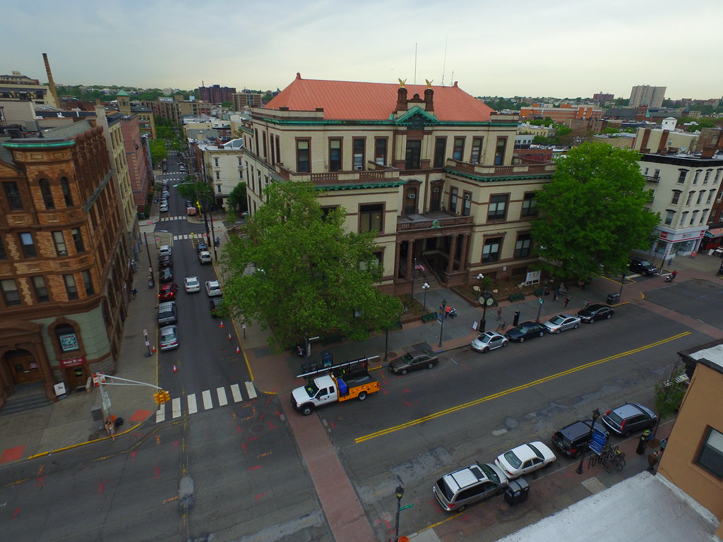 Hoboken City Hall Aerial view of Hoboken City Hall, lookin… Flickr