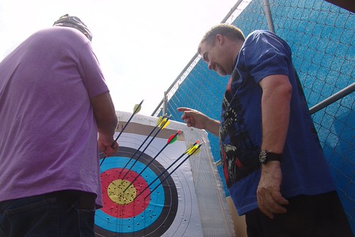 DURHAM, N.C. Archers retrieve arrows during the Valor … Flickr